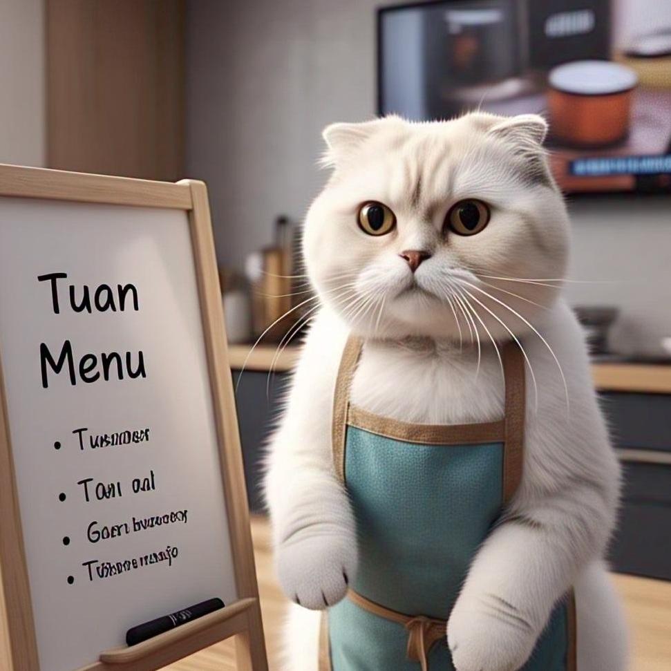 ชีต้าแมวอ้วนทำอาหาร