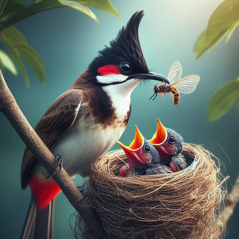 อาหารสดสำหรับนกกรงหัวจุก